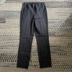 Rag & Bone Simone Mid Rise Window Pane Plaid Pants in Navy, US Size 4